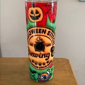 🎃 STITCH 👿 Disney Halloween Travel Cup - Red, Green, Black